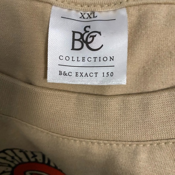 EUC Rare B & C Viking Estland 2 XL Tan T-shirt - Picture 6 of 6